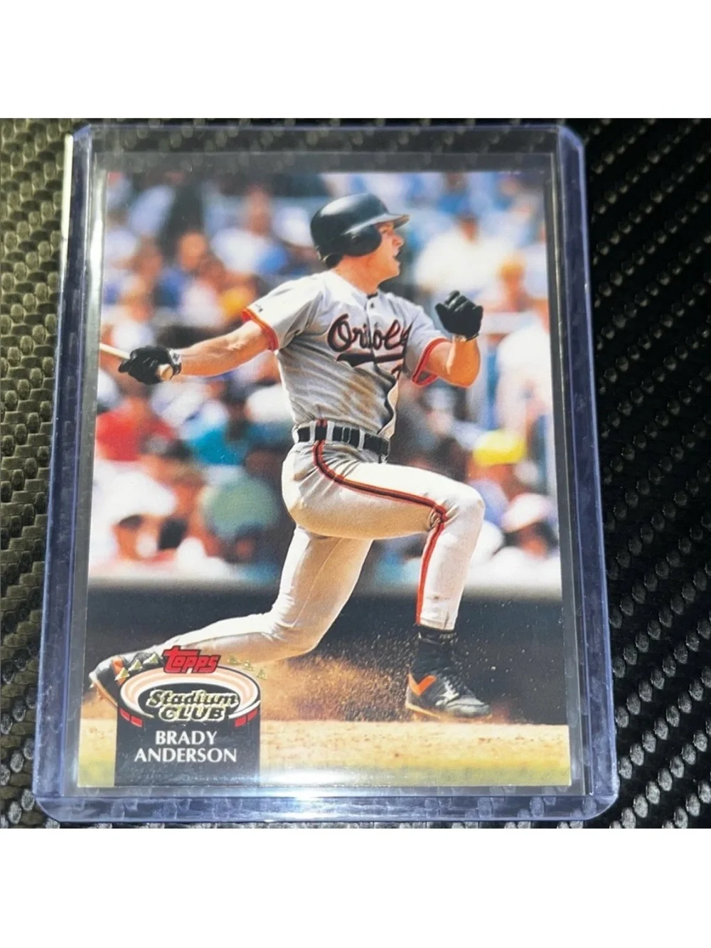 Brady Anderson 1992 Topps Stadium Club #303 Baltimore Orioles Vintage Card